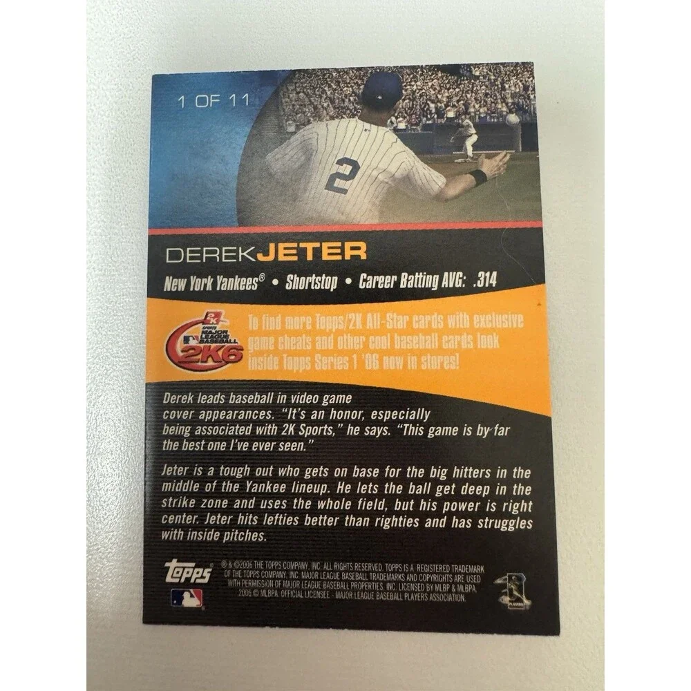 6 Card Bundle M. Jordan, D. Jeter, T. Gwynn, B. Young, W. Boggs, D. Kincaid